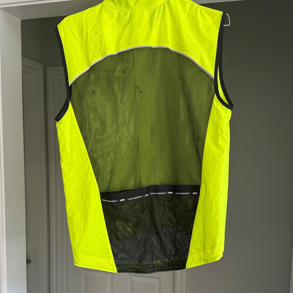 Louis Garneau Neon Yellow Cycling Vest - Picture 2 of 3